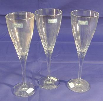 Sold at Auction: Four Waterford Crystal Clarendon Ruby Red Martini Glasses