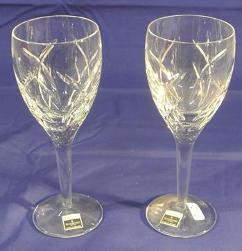 Sold at Auction: Four Waterford Crystal Clarendon Ruby Red Martini Glasses